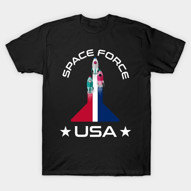 Space Force USA T-Shirt by Brobocop